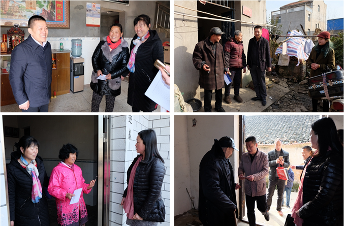 心系百姓 情暖人心——商務區集團開展春節走訪慰問貧困戶活動