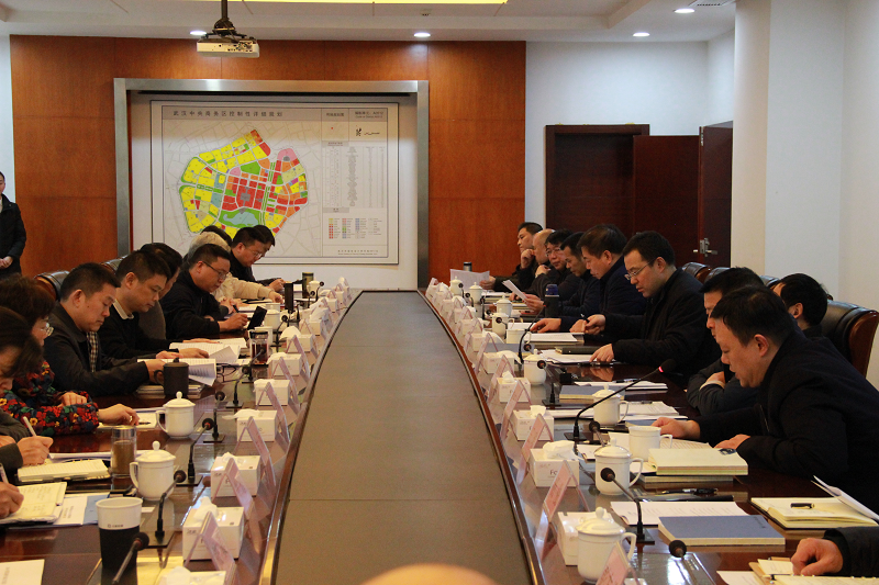 武漢中央商務區(qū)召開2018年建設座談會