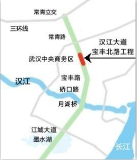 漢江大道8月底具備通車條件,最后一公里開始鋪瀝青